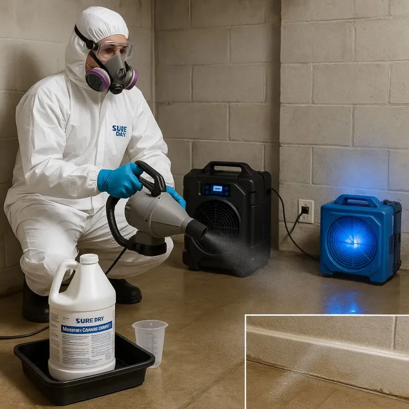 Sanitization and Odor Removal process in Roland, OK